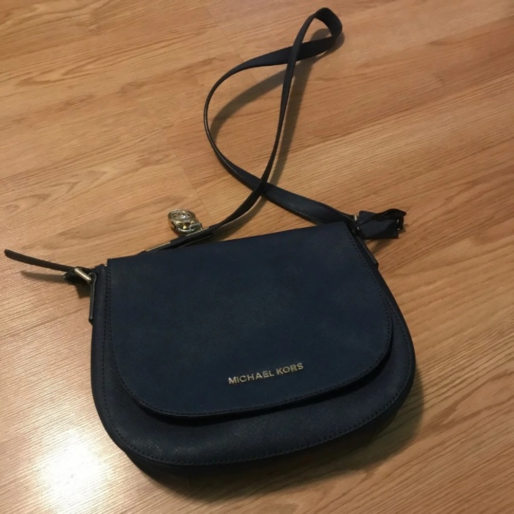 Michael Kors navy crossbody